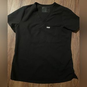 Women's Black Catarina™ - One-Pocket Scrub Top - S / Black